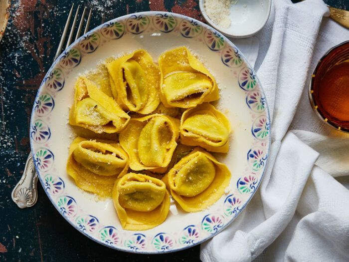 Mushroom Tortelloni with Truffle Butter Recipe