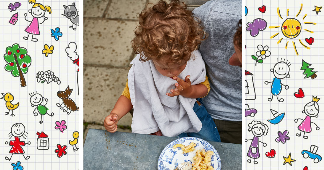 A pasta selection for the most picky young eaters