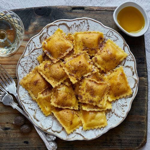 Ravioli Recipe: Spinach & Ricotta Ravioli with Nutmeg Butter