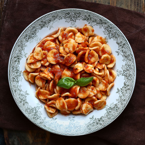 Recipe: Orecchiette with Tomato Sauce Recipe