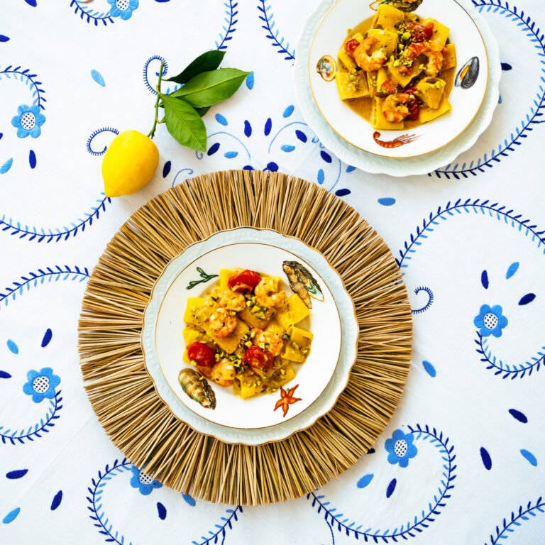 Paccheri & Pistachio Pesto Sauce