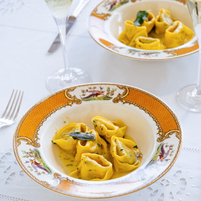 La Tua Pasta: Slow Cooked Beef & Red Wine Tortelloni With Sage Butter Sauce