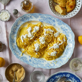 La Tua Pasta Tonnarelli with Lemon Butter & Burrata