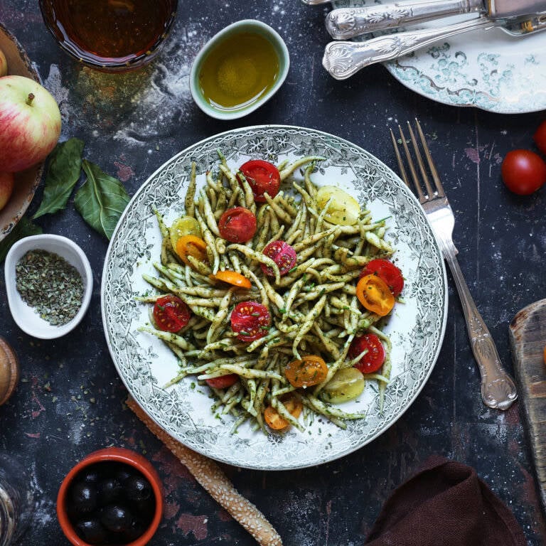 Trofie with Genovese Pesto